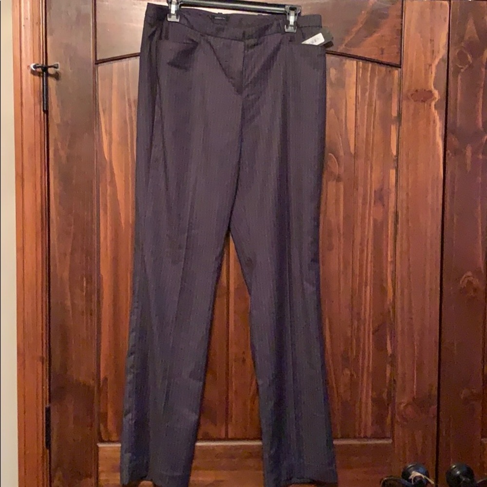 NWT Worthington navy chalk stripe dress pants